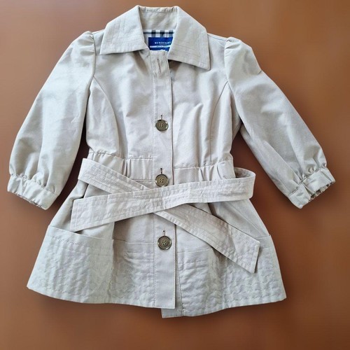 Burberry blu etichetta trench - blu,