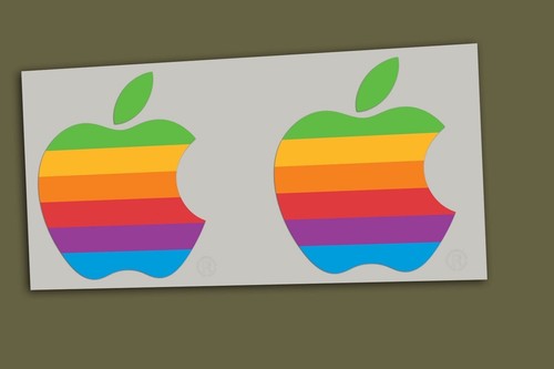 Adesivo apple anni - apple,