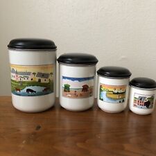 Villeroy & Boch Design Naif Canister Storage Spice Jar Set 4 Sizes Laplau Beach