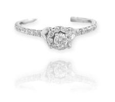 Anello Solitario diamante 0.15