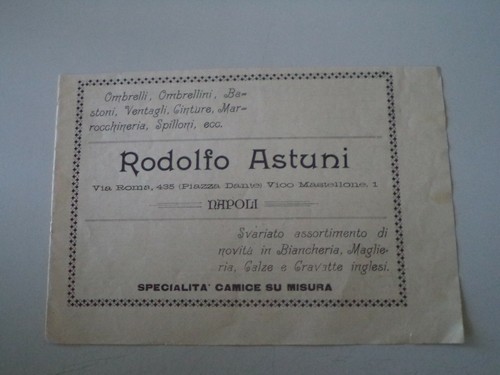 Advertising pubblicità 1909 - advertising,