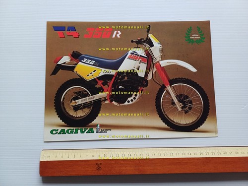 Cagiva 350 depliant - t4,