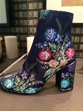 STIVALETTI ZARA BLU CON