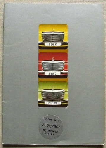 Mercedes benz 250c 280c 280ce - mercedes,