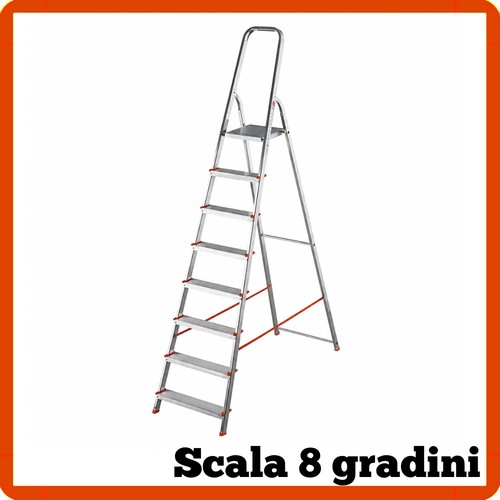 Scala alluminio gradini - alluminio,