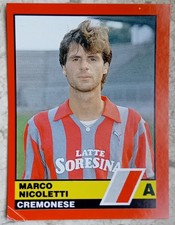Figurina Calciatori d'Italia Vallardi 1989-90 1990 Mauro Nicoletti Cremonese 123