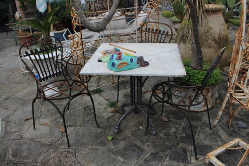 Tavolo bistrot marmo - tavolo, da