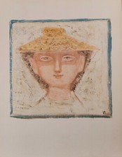 Massimo Campigli - Riproduzione fotolitografica "L'estate" 1971