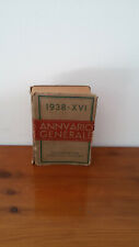   ANNUARIO GENERALE CONSOCIAZIONE TURISTICA ITALIANA ANNO 1938 COLLEZIONE 