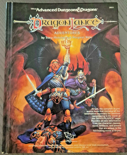 Dragonlance adventures tsr - dragonlance,