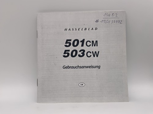 Hasselblad 501cm 503cw - hasselblad, manuale