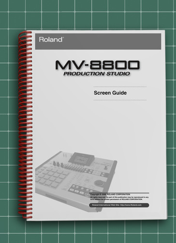 Roland 8800 manuale - —,