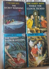 Lot Of 4 The Hardy Boys, Franklin Dixon Hardcover  Books, 1962, 1966, 2002