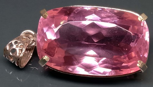 Ciondolo topazio rosa - ciondolo, taglio