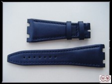 Cinturino in Cuoio Blu Navy