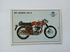 FIGURINA SUPERMOTO PANINI 1975 MV AUGUSTA 350 S n 143 DA RECUPERO