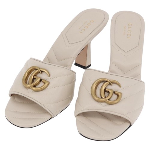 Gucci marmont sandali pelle - gucci,