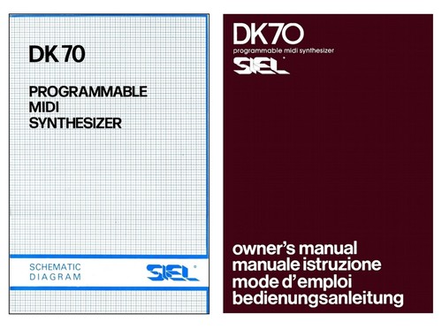 Siel dk70 service manual - service,