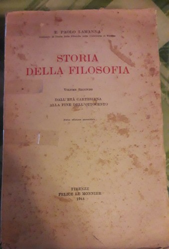 Storia della filosofia - ,