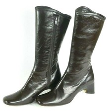 Stivali Donna Stivalettii Vera pelle Bruno Magli Con Pelliccia Originali