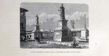 Stampa antica 1875 - 1875, roma