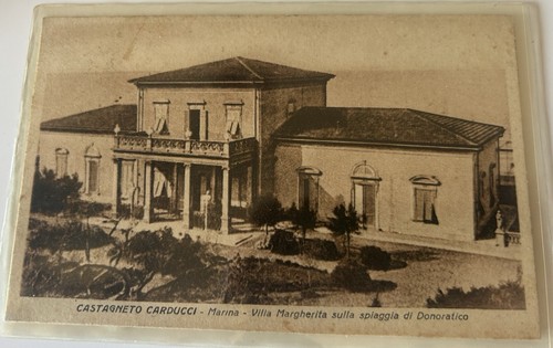 Cartolina castagneto carducci - castagneto,