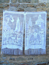 Coppia tende bianche francesi