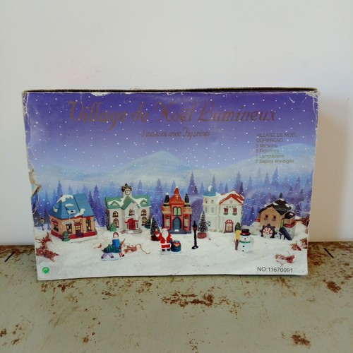Village noël lumineux - de,