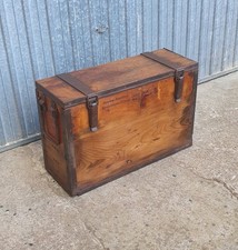 ANTICA CASSA MILITARE MUNIZIONI 65x26 h.40 ANTICO CONTENITORE LEGNO II GUERRA