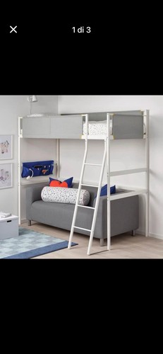 Letto soppalco 140x200 ikea - a,