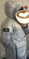 Piumino Stone Island blu