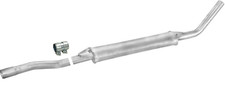 Exhaust middle silencer for