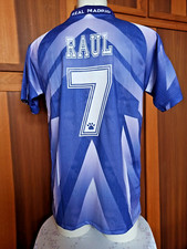 Shirt Real Madrid Kelme N.7 Raul Maglia Football vintage Trikot Maillot Camiseta