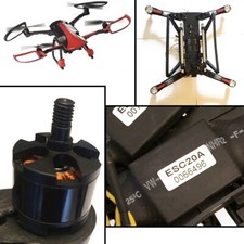 SKY RIDER DRONE DEAGOSTINI X PARTI DI RICAMBIO ESC MOTORE BRACCI KIT ATTERRAGGIO