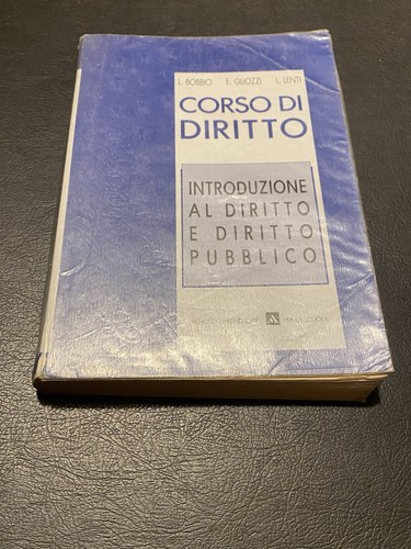 Corso diritto bobbio - diritto, /