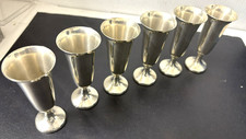 Set 6 cordiali/bicchiere argento massiccio Web no mono buone condizioni