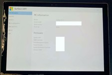 Display LG originale per Microsoft Surface Pro 4 con vetro rotto da sostituire