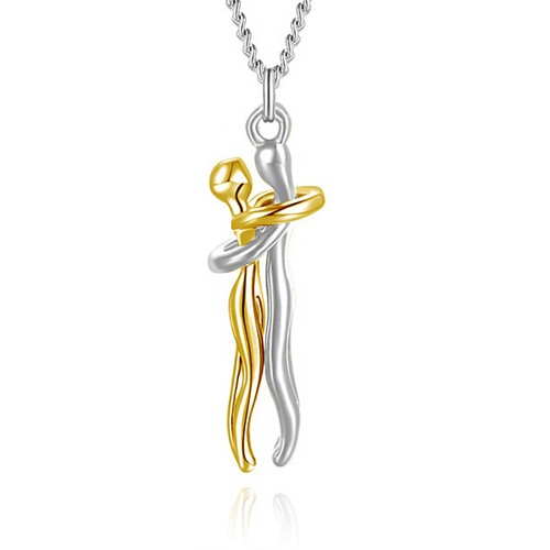 Collana abbraccio per - abbraccio, coppia