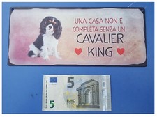 Targa vintage cane Una casa