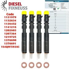 4x Iniettore DELPHI EJBR02201Z EJBR01601Z Ford Transit Connect 1,8TDCI