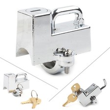 Lucchetto casco moto cromato