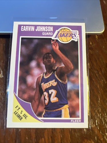 Magic johnson 1989 fleer - johnson,