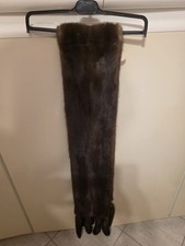 Sciarpa di visone maschio demi buff con code