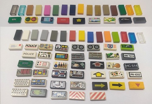 Lego plaque lisse 1x2 - plaque, plate