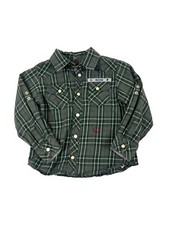 moschino green checkered long