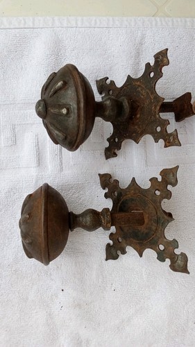 Antica coppia pomoli in - ,