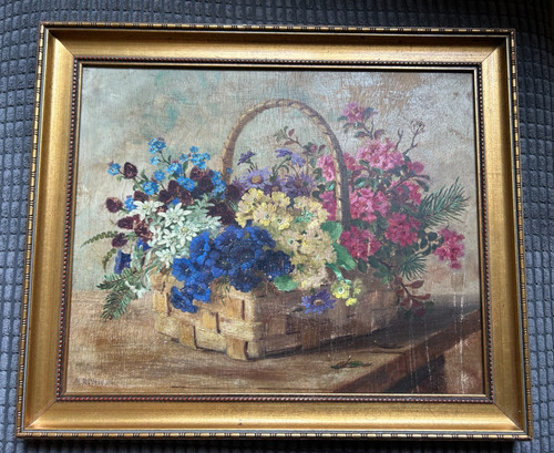 Quadro olio tavola - quadro, su