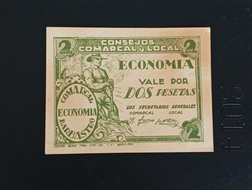 Billetes locales guerra - billetes, la