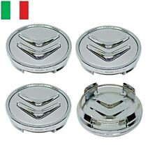 SET 4 COPRIMOZZI BORCHIE TAPPI CERCHI IN LEGA per CITROEN C2 C1 C3 C4 ARGENTO