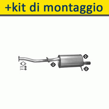 Silenziatore Marmitta Posteriore+ per SUBARU IMPREZA 1.6 1.8 103/90HP 1993-2000
